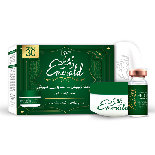 Emerald Beauty Cream, Serum & Soap